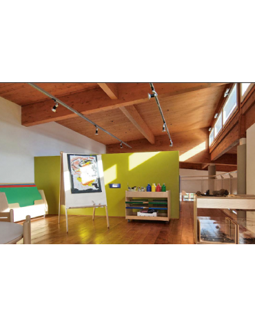 CAVALLETTO PITTURA REGOLABILE - CM 80x74x140h - CONFORME AI CAM