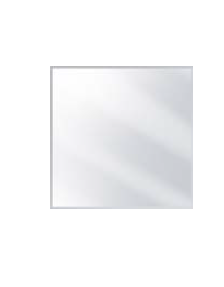 SPECCHIO QUADRATO FILO LUCIDO SENZA CORNICE - CM 20x20h - CONFORME AI CAM