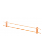 CORRIMANO A MURO 2 PRESE LEGNO CM 150 - CONFORME AI CAM