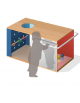 PRIMIPASSI CUBO MEDIUM 110x55x55h - CONFORME AI CAM