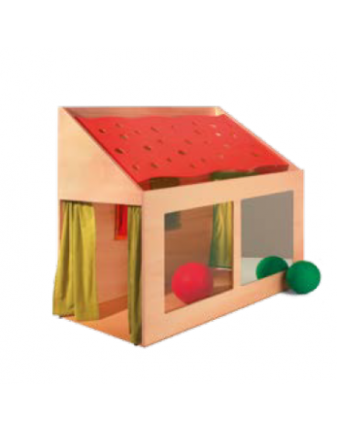 TANA DELLE TRASPARENZE - CM 105x60x60/100h - CONFORME AI CAM