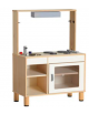 MOBILE CUCINA CON CAPPA E LAVELLO IN LEGNO PER BAMBINI FINO A 3 ANNI - CM 85x41x54/110h - CONFORME AI CAM