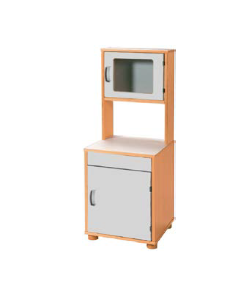 MOBILE FRIGORIFERO + FORNO MICROONDE cm 42,5x41x62/118h - dinaforniture.it