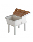 TINOZZA CON ASSE PER LAVARE - GIOCO PER BAMBINI - CM 50x50x50h - CONFORME AI CAM