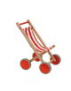 PASSEGGINO GIOCO IN LEGNO cm 56h - CONFORME AI CAM