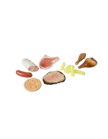SET CARNE GIOCO 12 Pz