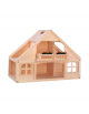 CASA DELLE BAMBOLE  IN LEGNO cm 60x35x56h - CONFORME AI CAM