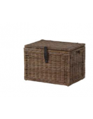 BAULETTO PER TRAVESTIMENTI IN RATTAN cm 72x50x50h