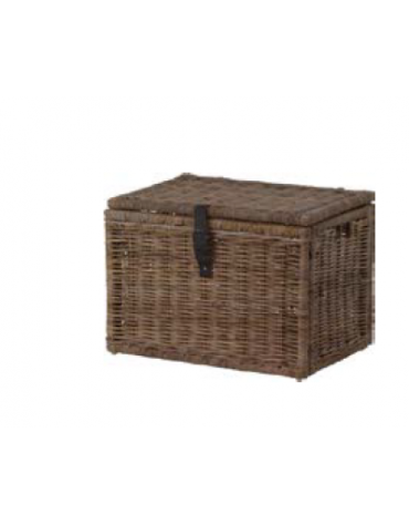 BAULETTO PER TRAVESTIMENTI IN RATTAN cm 72x50x50h