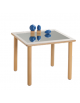 TAVOLO A SPECCHIO - CM 75x75x59h - ADATTO A BAMBINI DAI 6 ANNI IN SU - CONFORME AI CAM