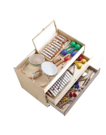 CARRELLO MUSICALE COMPLETO - CM 85x50x62h - CONFORME AI CAM