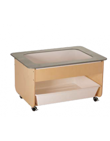 CARRELLO ACQUA-SABBIA CON COPERCHIO - CM 100x67x55h - CONFORME AI CAM