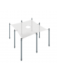 AULA VERDE FRANGISOLE 8 PALI cm 420x420x230h - CONFORME AI CAM