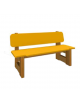 PANCA POLIETILENE CON SCHIENALE G1 cm 100x38x26/56h - CONFORME AI CAM