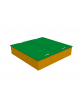 SABBIERA  CON 2 COPERCHI cm 150x150x30h - CONFORME AI CAM