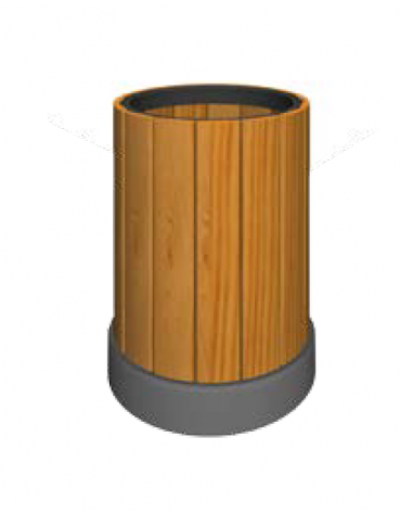 CESTINO PORTARIFIUTI - CM Ø37x50h - CONFORME AI CAM