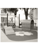 TUNNEL IN LEGNO - CM 120x120x130h - CONFORME AI CAM