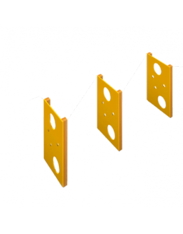 CANNOCCHIALE - 3 PANNELLI CM 75x150h CADAUNO - CONFORME AI CAM