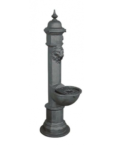 Fontana in ghisa con rubinetto