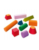 SET 22 FORME SOLIDE PSICOMOTRICITA IN MATERIALE MORBIDO , PRIVO DI PVC ED IGNIFUGO IN CLASSE 1IM - CONFORME AI CAM