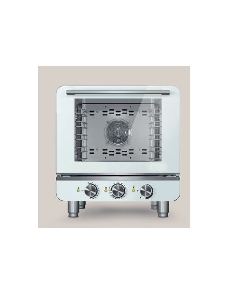 Forno professionale elettrico con umidificatore N° 4 Teglie 60x40 cm - Comandi elettromeccanici