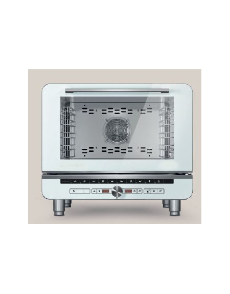 Forno professionale elettrico con umidificatore N° 4 Teglie GN 2/3 - Comandi touch screen
