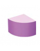 PANCA ANGOLARE CURVA HIGH IGNIFUGA IN CLASSE 1IM - cm 40x40x42h - CONFORME AI CAM