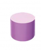 POUF ROTONDO LOW IGNIFUGO IN CLASSE 1IM - cm Ø 40x24h - CONFORME AI CAM