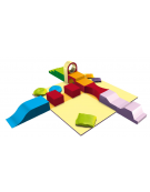 PIANO MORBIDO 4 PER BAMBINI IGNIFUGO IN CLASSE 1IM - cm 60x60x52h - CONFORME AI CAM