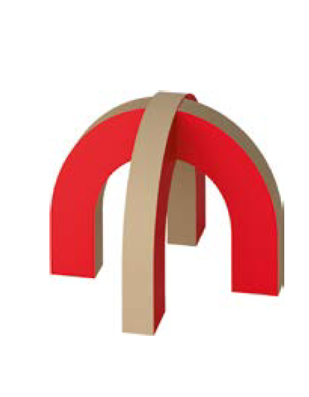 CUPOLA MORBIDA PER BAMBINI - cm 110x110x80h - CONFORME AI CAM