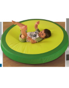 PEDANA SOFFICE GRANDE PER BAMBINI - IGNIFUGA IN CLASSE 1IM - cm Ø120x13h - CONFORME AI CAM