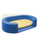 MATERASSO IMBOTTITO SFODERABILE PER ART DN22359 - IGNIFUGO IN CLASSE 1IM - cm 85x50x5h - CONFORME AI CAM