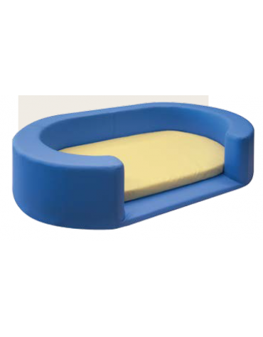 MATERASSO IMBOTTITO SFODERABILE PER ART DN22359 - IGNIFUGO IN CLASSE 1IM - cm 85x50x5h - CONFORME AI CAM