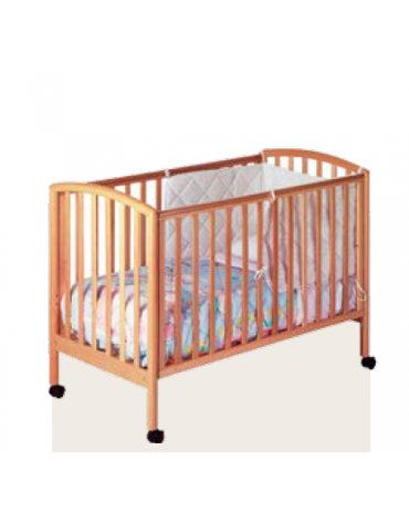 LETTINO A SPONDE PER LATTANTI - cm 109x57x96h - CONFORME AI CAM