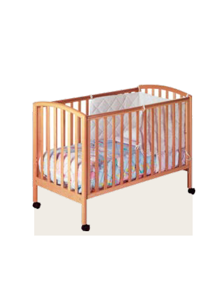 LETTINO A SPONDE PER LATTANTI - cm 109x57x96h - CONFORME AI CAM