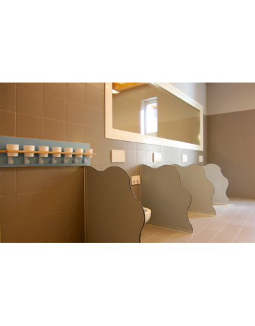 ASTA 8 APPENDINI COLORE LATTE - cm 75x15x2h - CONFORME AI CAM