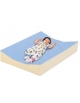 Fasciatoio soft cm 100X60x10/5h - Colore Azzurro e panna - Impermeabile e ignifugo in classe 1IM