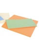 Tappeto rettangolare Soft cm 130x130x4h  - Verde e arancio