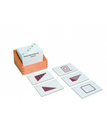 CARTELLINI PER ATTIVITA' ASTE NUMERICHE (TESTO IN INGLESE) - MONTESSORI