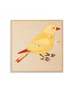 PUZZLE DEGLI ANIMALI: UCCELLO - MONTESSORI
