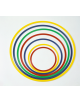 Cerchio di plastica colorato, sezione tonda, diametro cm 90