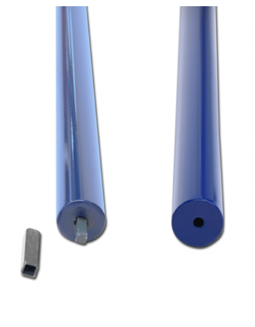 Pertica di acciaio - altezza mt 5 - Diametro mm 50