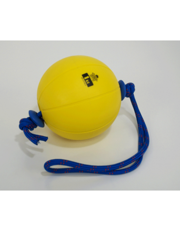 Palla medica attrezzata di gomma con valvola rigonfiabile, colorata, attrezzata con maniglia. Peso kg 1.
