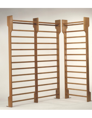 Spalliera svedese di legno a 2 campate - Dimensioni cm 180x250h