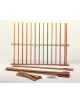 Spalliera svedese di legno a 1 campata, modello smontato cm 90x250h