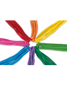 Funicella di cotone colorato, piombata, per ginnastica ritmica. Lunghezza cm 280.
