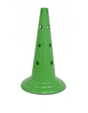 Cono di materiale plastico con fori - altezza cm 30