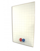 Specchio quadrettato di cristallo temperato con reticolo cm 10x10 - dimensioni cm 100x200