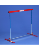 Ostacolo in acciaio zincato e verniciato con base autoportante, antinfortunistico, altezza regolabile cm 50/60/76,2