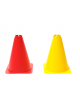 Cono stradale di plastica. Altezza cm 30.